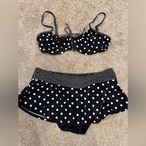 Two Piece Bathing Suit Skirt & Top